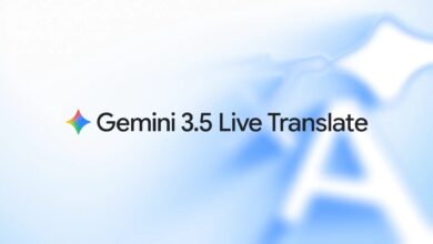 Imagen de una persona utilizando Gemini 3.5 Live Translate en su móvil