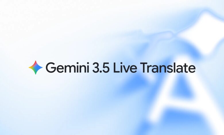 Imagen de una persona utilizando Gemini 3.5 Live Translate en su móvil