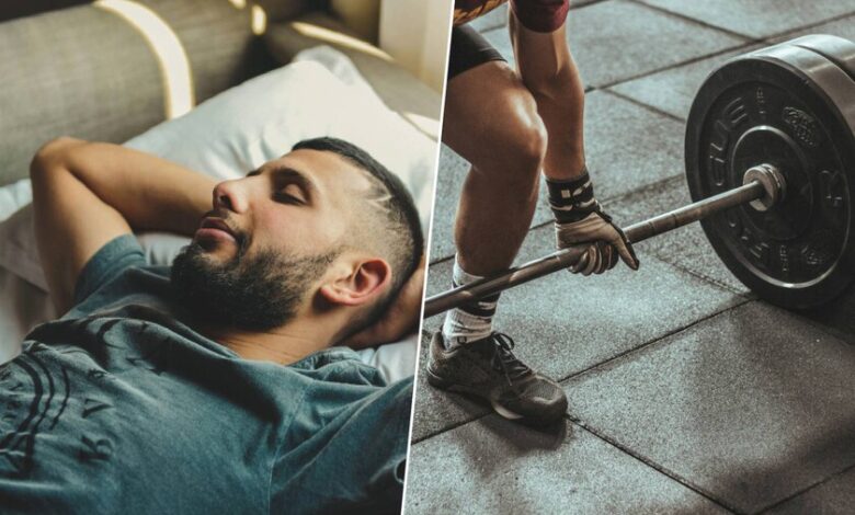 Persona durmiendo tranquilamente en una cama cómoda