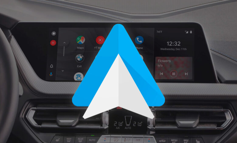 Conductor utilizando Android Auto con éxito