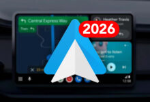 Pantalla de Android Auto mostrando un documento PDF