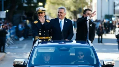 Imágenes de la celebración del Día de la Bandera en Bell Ville