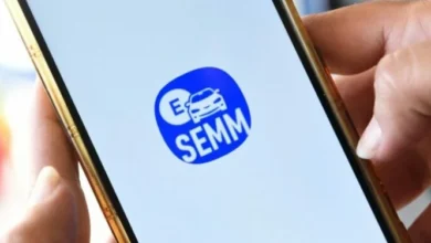 Imagen de la App SEMM en un dispositivo móvil, mostrando el mapa de estacionamiento de Córdoba
