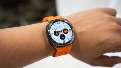 Imagen del Galaxy Watch Ultra 2 con su pantalla de alta luminosidad y diseño resistente