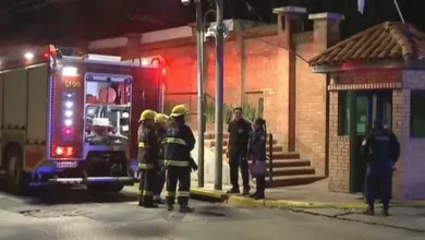 Imagen de la Casa Rosada con un despliegue policial