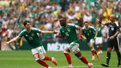 Imagen de los jugadores mexicanos celebrando su victoria en el Mundial 2026