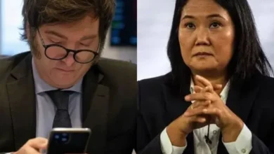 Keiko Fujimori y Javier Milei celebran la victoria en Perú