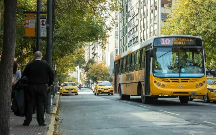 Autobuses urbanos en la ciudad de Córdoba
