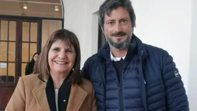 Martín Matzkin y Patricia Bullrich en una reunión política
