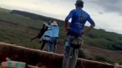 Imagen de un puente con una cuerda para ‘rope jump’