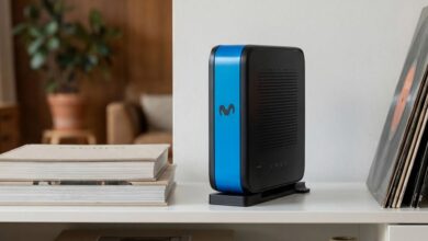 Imagen de un router de Movistar