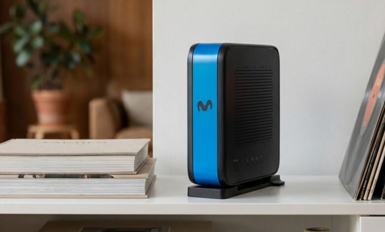 Imagen de un router de Movistar