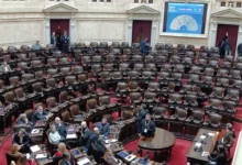 Sesión en la Cámara de Diputados