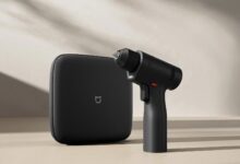 Imagen del taladro inteligente de Xiaomi en acción