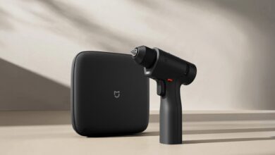 Imagen del taladro inteligente de Xiaomi en acción