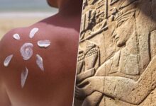 Protector solar antiguo