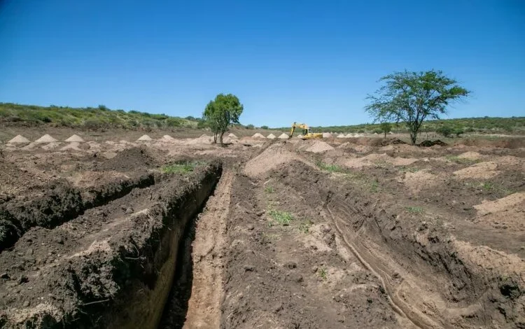 Imagen de las excavaciones en La Perla
