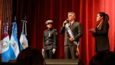 Desfile patrio en Río Cuarto