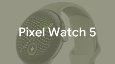 Imagen del Pixel Watch 5 con diferentes colores