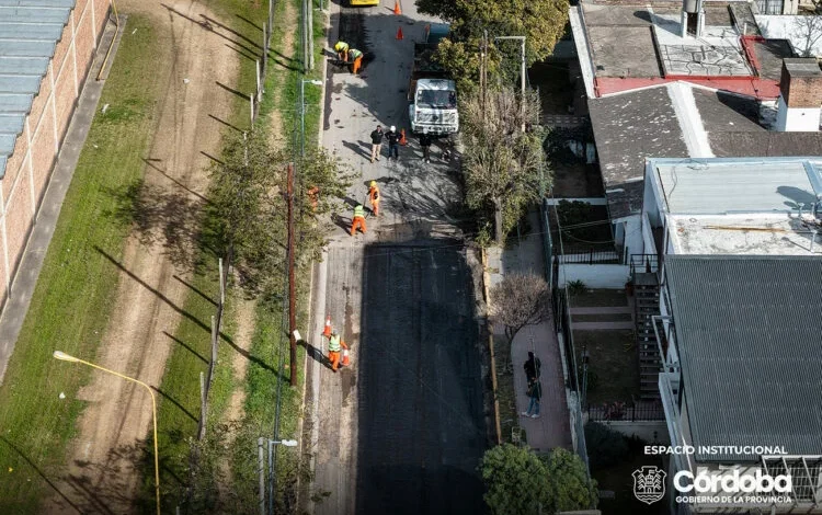 Obras de rehabilitación y bacheo en la ciudad de Córdoba