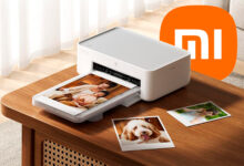 Impresora de fotos Xiaomi en acción