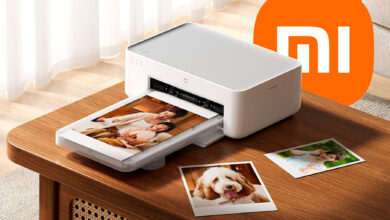 Impresora de fotos Xiaomi en acción