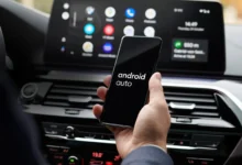 Widget de la barra de tareas en Android Auto