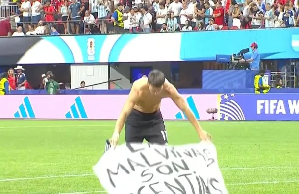 La Selección Argentina muestra la bandera de Malvinas en el Mundial 2026