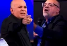Caruso Lombardi y Aldo Leiva en 'A Dos Voces': un intercambio de insultos y acusaciones personales