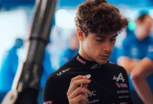 Franco Colapinto en el circuito de Hungaroring