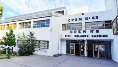 Un adolescente herido por un disparo en una escuela de Cutral Co