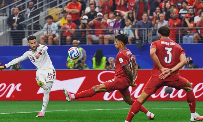 Imagen del partido entre Portugal y España en el Mundial 2026