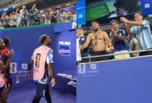 La Selección Argentina celebrando su victoria en el Mundial 2026