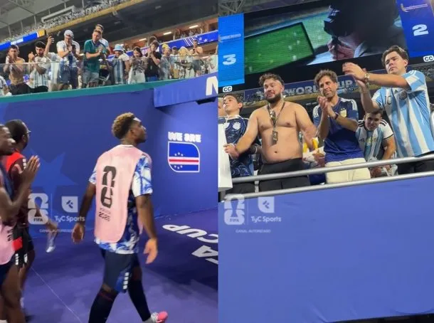 La Selección Argentina celebrando su victoria en el Mundial 2026
