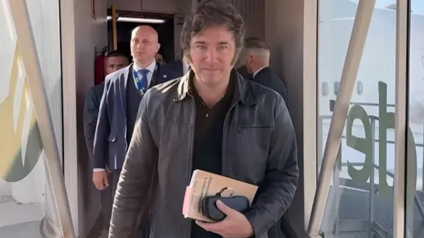 Javier Milei en la Casa Rosada, reunión con Kristalina Georgieva