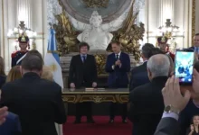 Diego Santilli asume como jefe de Gabinete en la Casa Rosada