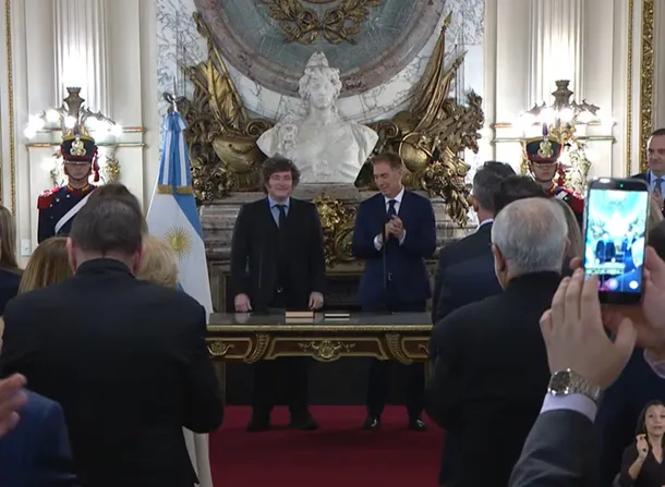 Diego Santilli asume como jefe de Gabinete en la Casa Rosada