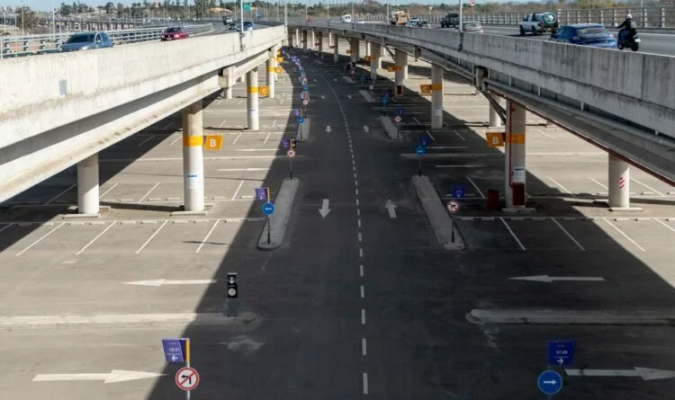 Mapa del estacionamiento en el Mario Alberto Kempes