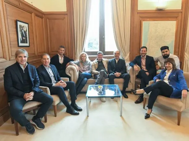 Reuni&oacute;n de la mesa pol&iacute;tica del Gobierno en Casa Rosada