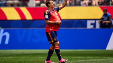 La Selección Española celebrando su victoria en el Mundial 2026