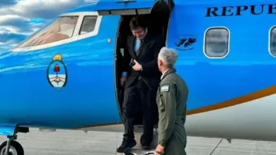 Javier Milei y Keiko Fujimori en la ceremonia de asunción