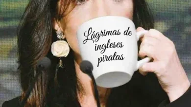 Victoria Villarruel toma una taza de lágrimas de ingleses piratas en respuesta a críticas