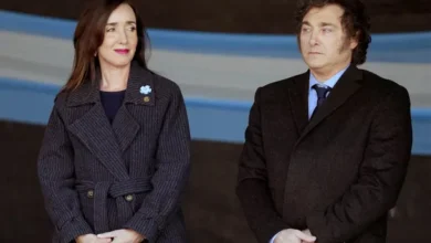 Milei y Villarruel en un acto oficial