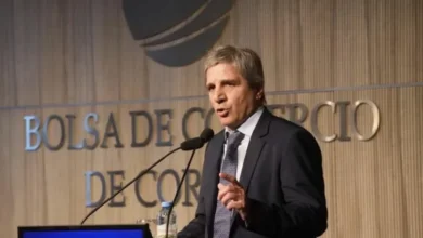 Luis Caputo en la Bolsa de Comercio de Córdoba