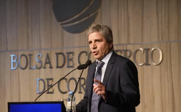 Luis Caputo en la Bolsa de Comercio de Córdoba