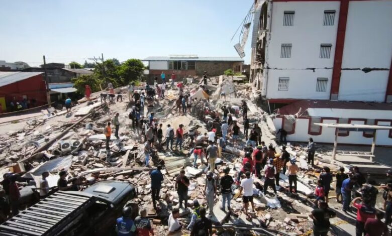 Imágenes de destrucción en Colombia después del terremoto