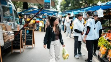 Feria Franca en Cerro de las Rosas frente al Parque de las Naciones