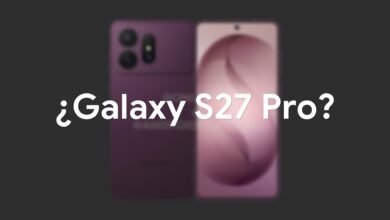 Samsung Galaxy S27 Pro con barra de cámara y pantalla AMOLED de 6,6 pulgadas