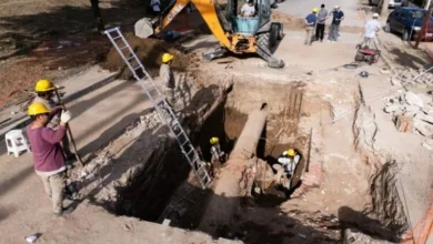 Imagen de la planta depuradora de líquidos cloacales 'El Pantanillo' en Cruz del Eje
