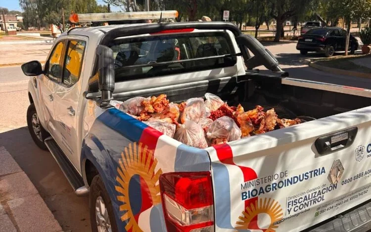 Operativos de fiscalización de carne en San Justo e Ischilín, Córdoba